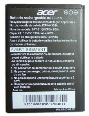 Original Battery ACER BAT-311 * Liquid M220 Dual SIM Z200 Z220 Duo M220  1300mAh • £6.99