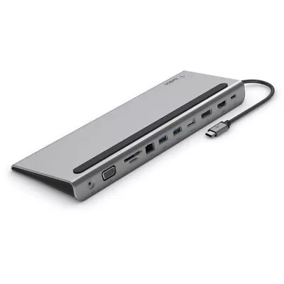 Belkin INC004BTSGY USB-C 11-in-1 Multiport Dock - Grey • $96.99