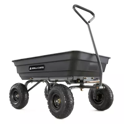 GOR4PS 600-Lb. Poly Garden Dump Cart With 10  Tires • $118.25