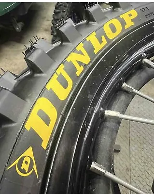 Dunlop Tyre Stickers Motocross Sets BUY 2 GET 1 FREE • $19.57