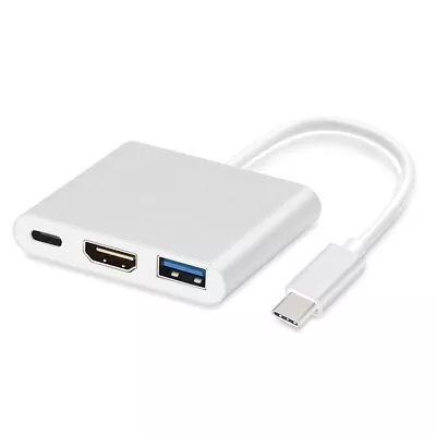 Type C USB 3.1 To USB-C 4K HDMI USB 3.0 Adapter 3 In 1 Hub • $9.75