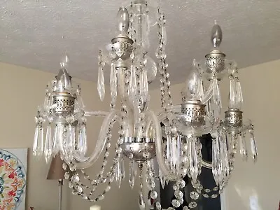 $100 • Buy Antique Vintage Crystal Chandelier Lighting Ceiling Lamp Light Fixtures
