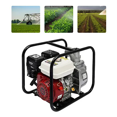 7.5HP 4 Stroke 3  Portable Gasoline Water Pump Gas-Powered Semi-Trash Water Pump • $184.01