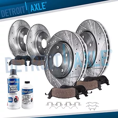 10pc Front Rear Drilled Brake Rotors And Brake Pads Kit For 2019 - 2023 Mazda 3 • $184.69