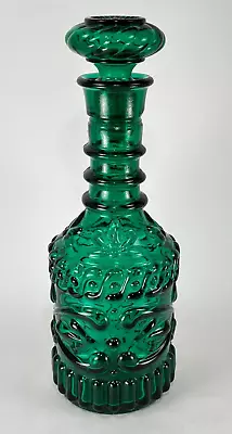 Vintage Jim Beam Liquor Bourbon Green Bottle Decanter KY 1960's Barware Genie • $60.55