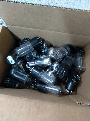 $15.99 • Buy 8906 Lot Of 25 MISC BRANDS 6W4 VACUUM TUBES 