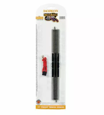 Bachmann EZ-Track ~ 10  Straight Terminal Rerailer With Wire ~ N Scale ~ 44820 • $14.55