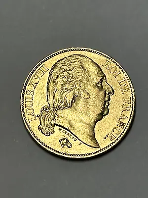 1817 French (20 Francs) Gold Coin *A* Mint Mark • $600