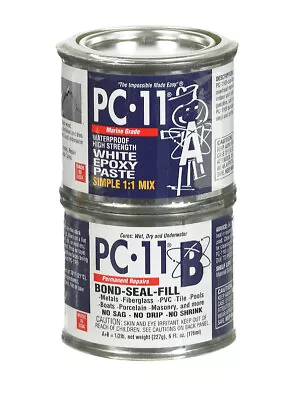 PC-11 PC11-1/2# Marine All Purpose Off White High Strength Epoxy Paste 6 Oz. • $20.99