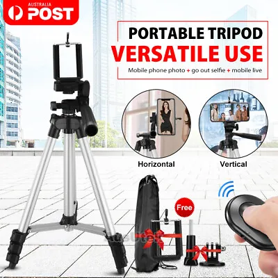 $15.95 • Buy Adjustable Camera Tripod Mount Stand Holder For IPhone 14 12 Samsung S22 S21