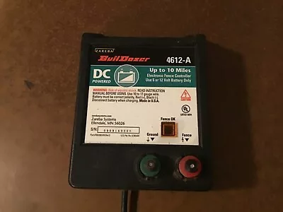 Zareba 10 Mile DC Powered Fence Charger - BullDozer 4612-A ~ USA ~Works • $45