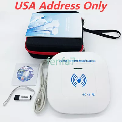 USA Drop Shipping 2024 White Hand Touch Quantum Magnetic Resonance Body Analyzer • $83