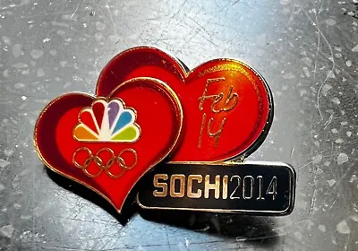 Sochi 2014  NBC Valentine’s Day 3D Media Pin • $99.90