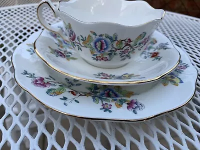 £35 • Buy Aynsley Butterflies Tea Set Trio Handmade In England