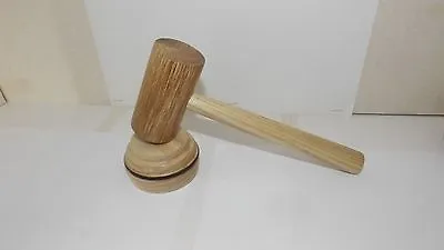 Gavel 8  Long Shaker Style Hand Made In Oak • £20