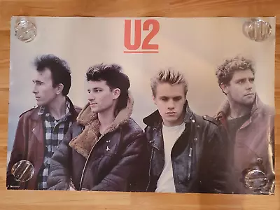 Vintage U2 Band Poster 1983 - Photo By Anton Corbijn - 23  X 34.5  • $25