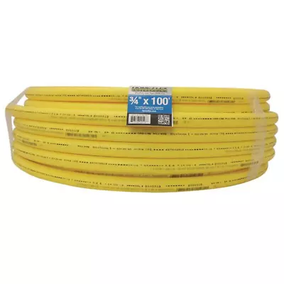 Underground Natural Gas Pipe IPS Liquid Propane Yellow Polyethylene 0.75  X 100' • $75.33