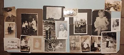 Lot Of 19 Antique Vintage Pictures. Stone Family Photographs Epperly W Virginia  • $25