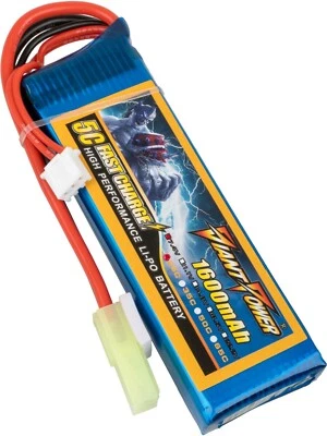 Giant Power 7.4v 1600mAh 25C LiPo Battery; Mini-Tamiya • £17.99