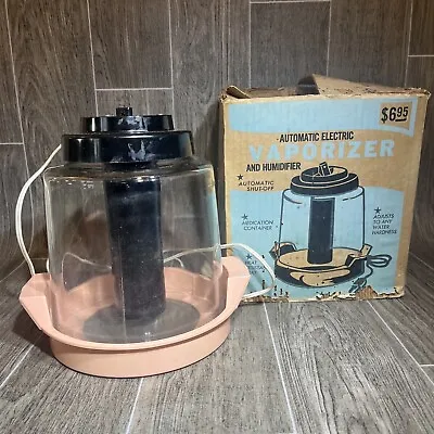 Sweet Vintage 1950s Automatic Electric 1 Gallon Vaporizer Pink Tray Tested Works • $49.99