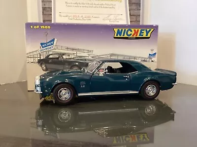 1:18 Exact Detail 1967 Nickey Camaro Ss/rs 427 Blue On Black  Ma# 1582 • $139.99