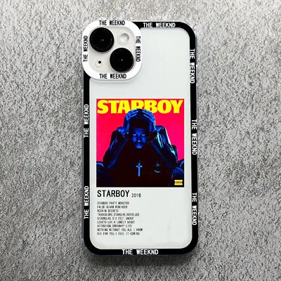The Weeknd Minimalist Soft Phone Case For IPhone 15 14 13 12 11 Pro Max XR X 8 7 • £4.79