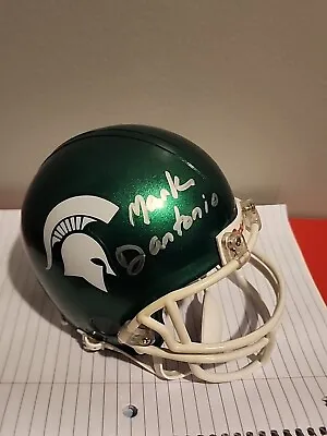 Mark Dantonio Signed Michigan State Spartans Football Helmet Mini Auto Coa * • $74.99