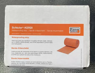 $28.88 • Buy SCHLUTER KERDI-BAND - 5  X 33' Waterproofing Strip New Sealed In Box