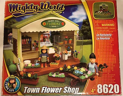 Mighty World Town Life Florist Flower Shop NEW IN BOX Rare • $48.99