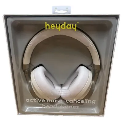 $32.98 • Buy 🔥Heyday Active Noise Cancelling Bluetooth Wireless Over-Ear Headphones- White
