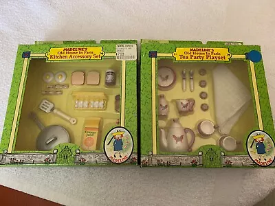 Lot Of 2 Madeline Old House Paris Kitchen Accessory Tea Party Set NRFB Complete • $60