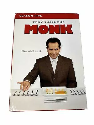 Monk Season Five 5 DVD 2007 4-Disc Complete Set + Bonus Features • $5.85