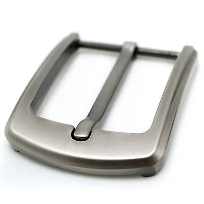 Stainless Steel Pin Buckle For Men's Leather Belt Replacement Snap On 40mm • £4.79