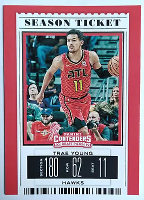 Trate Young 49 Panini Contenders Draft Picks Season Ticket 2019-20 • $2.55