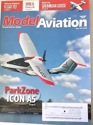 £8.14 • Buy Model Aviation Magazine Parkzone Icon A5 May 2012 081617nonrh3
