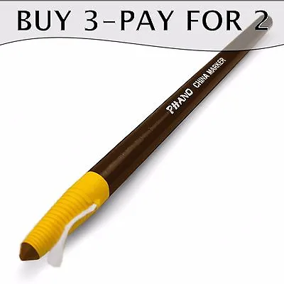 £2.99 • Buy 1 X Brown China Marker - Peel Off Chinagraph Pencil - Dixon - Buy 3, Pay For 2