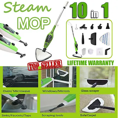 £47.40 • Buy Vacuuming Steam Mop Cleaner Floor Carpet Window Washer Hand Steamer Home & Hotel