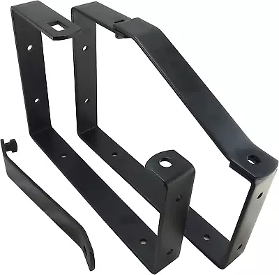 Keypak ST0555B 2 Pack Universal Lockable Wall Ladder Rack Brackets Secure  • £13.55