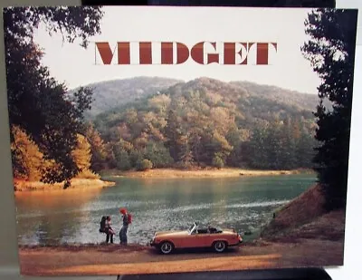 1976 MG Midget Dealer Sales Brochure Features Options Specifications • $13.87