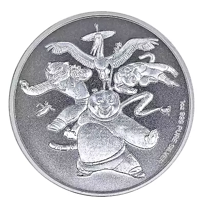 Kung Fu Panda 1 Oz Silver 999 Samoa $2 2023 ST/BU • $1.06