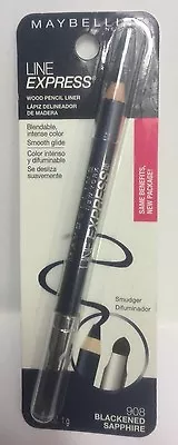 Maybelline Line Express Eye Liner Eyeliner Blackened Sapphire #908 NEW PACKAGE • £11.20