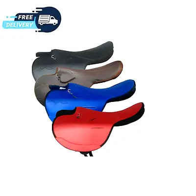 New Designs Synthetic Horse Racing Exercise Saddle - 4 Color Options-All Size • $119