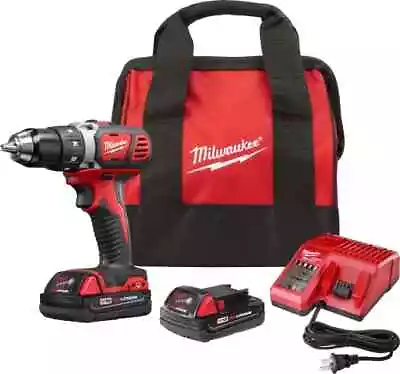 MILWAUKEE 2606-22CT M18 Compact 1/2  Drill Driver Kit • $104.99