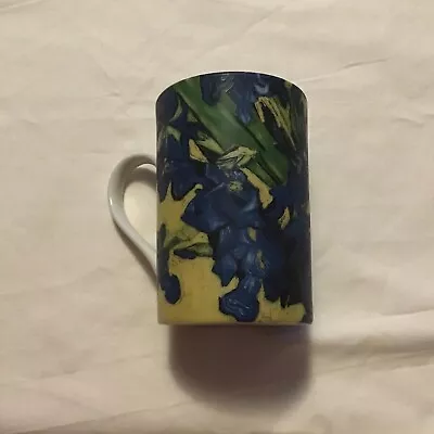 Vincent Van Gogh “Irises” PAINTING Coffee Cup VAN GOGH AMSTERDAM MUSEUM • $15.99