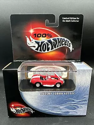 2001 Hot Wheels #32 RED SHELBY COBRA 427 S/C 100% Black Box FREE SHIPPING • $19.99