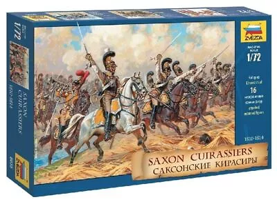 Zvezda 1/72 Scale SAXON CUIRASSIERS 1810-1814 Napoleonic Wars • £12.09