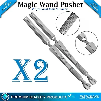 Acrylic Nail Pincher Tool Multi Function Cuticle Pusher Tweezer Magic Wand Pinch • $18.51