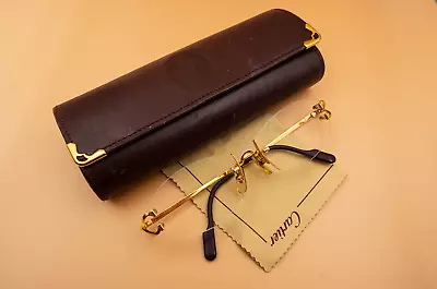 $750 • Buy Cartier Capri Vintage Sunglasses 18kt