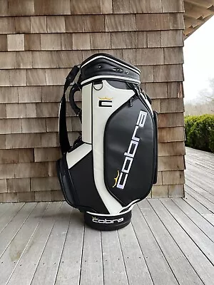 Cobra  Golf Jumbo Tour Staff Bag 6 Way Divider  12 X10  Top Opening Golf Bag • $350