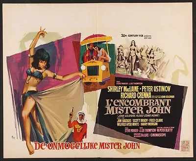 $76.50 • Buy JOHN GOLDFARB PLEASE COME HOME Belgian Movie Poster SHIRLEY MacLAINE RAY Art